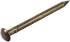 uxcell Small Tiny Hardware Nails, Carbon Steel 1.8X25mm(DxL) for DIY Decorative Wooden Boxes, Bronze Tone, 500pcs
