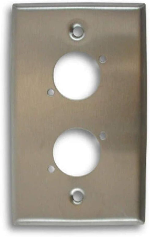 Single Gang, Dual Position Stainless Steel Wall Plate Single Gang - 2