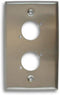 Single Gang, Dual Position Stainless Steel Wall Plate Single Gang - 2