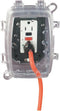Intermatic WP1150C 1 Gang Vertical/Horizontal Weatherproof Box, 4-3/4-Inch Deep, Clear Color