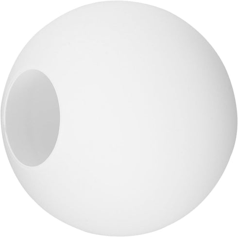 Zerodeko Frosted Glass Globe Lampshade Replacement, 8 Inch round Ball Light Shade