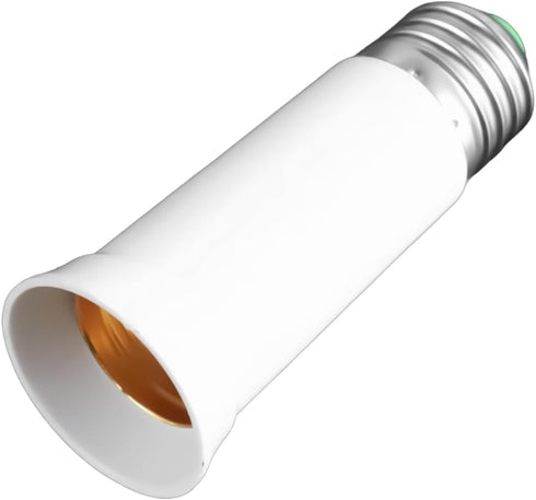 GMBYLBY E27 Bulb E27 Flexible Extender Adapter Ceiling Light Enhancement Secures Fit Screw Mount Erosion-Resistant PC