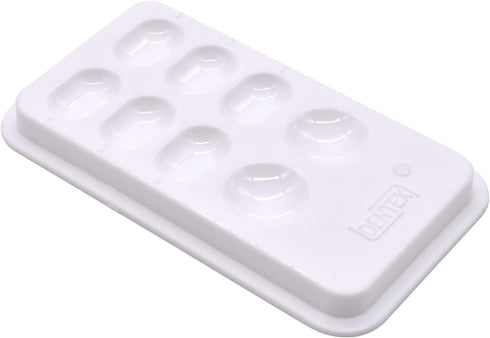 Angzhili 1 Piece Dental Resin Palette with Cover, 8 Slot Mixing Box for Resin Placement, Dental Lab Equipment