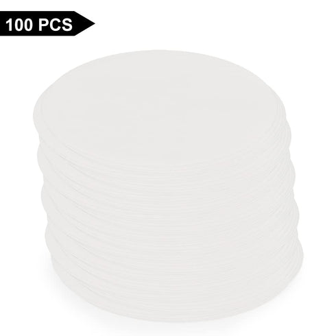 stonylab Quantitative Filter Paper, 100 Pack Slow Flow Rate Cellulose Filter Paper Circles, 74 mm Diameter