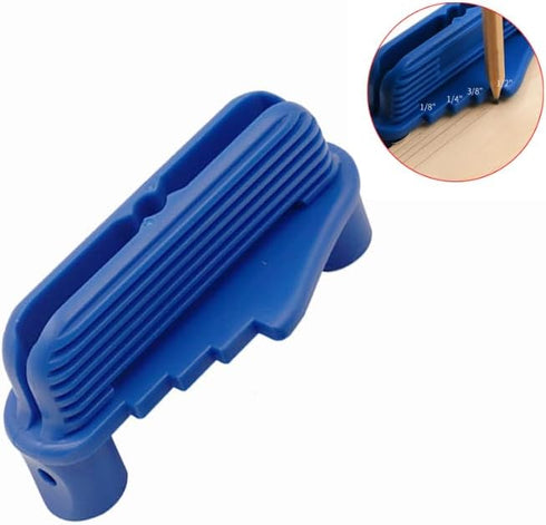 1 Piece Center Scriber Line Scriber, Woodworking Marking Offset Tool, Center Mark Finder for Standard Wooden Pencils