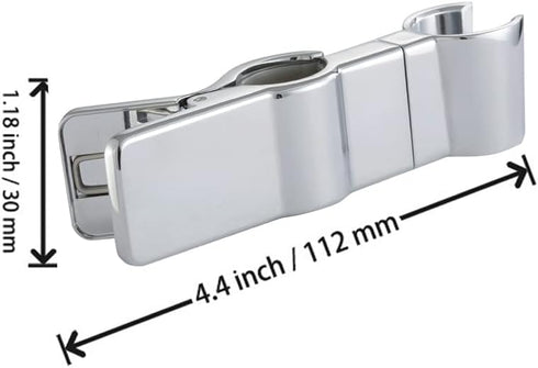 Fox Baby 20-25MM Adjustable Shower Head Holder for Slide Bar,Universal O.D, Rail Head Bracket Holder for Slide Bar