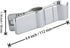 Fox Baby 20-25MM Adjustable Shower Head Holder for Slide Bar,Universal O.D, Rail Head Bracket Holder for Slide Bar