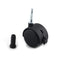 OSALADI 2set Swivel Casters, Durable 2 Inch Furniture Rolling Castors for Office Chair, Universal X38 Black