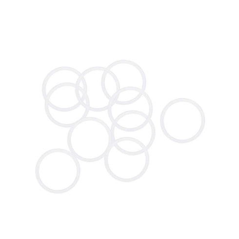 uxcell Silicone O-Rings, 20mm OD, 17mm ID, 1.5mm Width VMQ Seal Gasket for Compressor Valves, Pack of 10