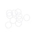 uxcell Silicone O-Rings, 20mm OD, 17mm ID, 1.5mm Width VMQ Seal Gasket for Compressor Valves, Pack of 10