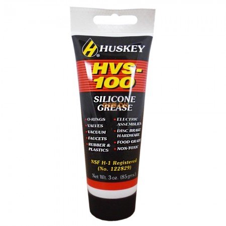 Huskey HVS-100 Food Grade Silicone Grease Lubricant, 3 oz (85 g)