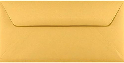 LUXPaper #16 Bankers Flap Business Envelopes - 6" x 12", Brown Kraft, 50 Qty