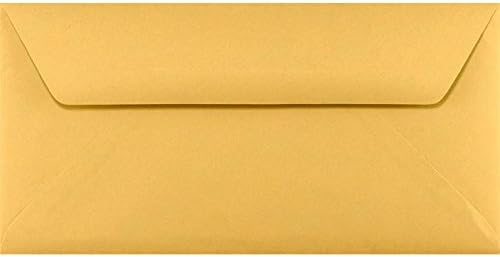 LUXPaper #16 Bankers Flap Business Envelopes - 6" x 12", Brown Kraft, 50 Qty