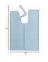 920461 18" 30" (Pack 150) TIDI Products TID Bib with Tie, White, x