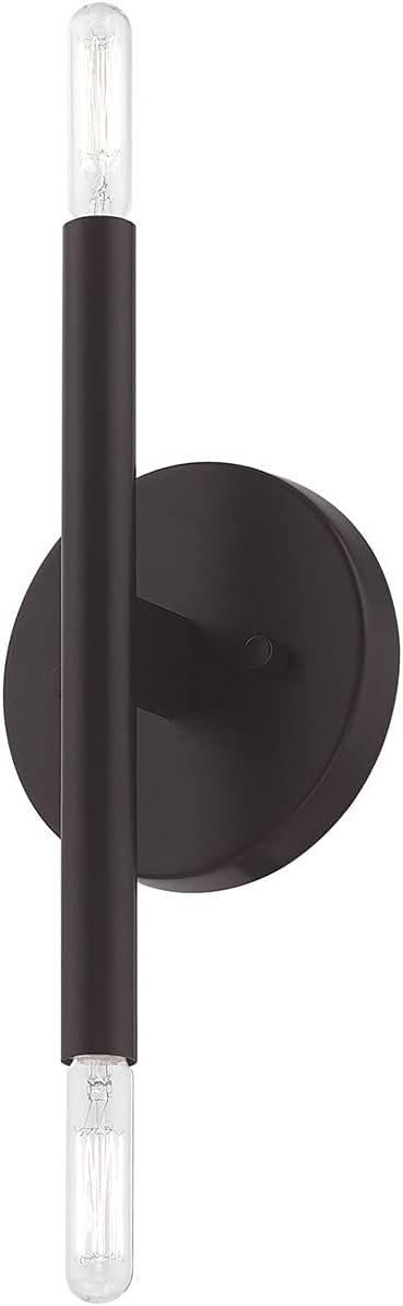 2 Livex Lighting Lt Bronze ADA Wall Sconce