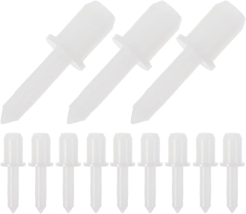 60 Pcs Shutter Replacement Pins 1.10 Inch Clear Plastic Louver Pins for