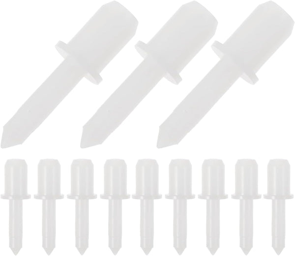 60 Pcs Shutter Replacement Pins 1.10 Inch Clear Plastic Louver Pins for