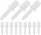 60 Pcs Shutter Replacement Pins 1.10 Inch Clear Plastic Louver Pins for