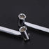 FLZOPSER 12mm Double Headed Rotary Hex Socket Head Open End Combination Spanner Wrench for Auto Repair