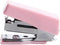 Pink Mini Stapler with Staples, Portable Binding Machine, Morandi Color Metal Stapler Set for Office