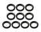 TACFUN 1/2"x28 Thread Steel Crush Washer for .223 (Pack of 10)
