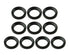 TACFUN 1/2"x28 Thread Steel Crush Washer for .223 (Pack of 10)