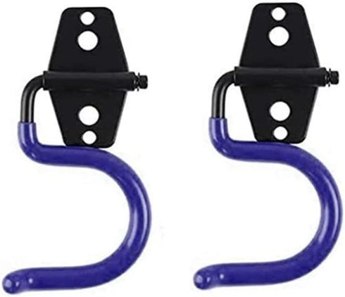 2PCS Heavy Duty Steel Garage Hooks, Utility Hook and Broom Holder Wall Mount for Organizing Cleaning Tools
