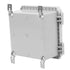 Zulkit IP67 Waterproof Junction Box, Hinged Cover, Stainless Steel Latch, Plastic Enclosure for Project, Grey