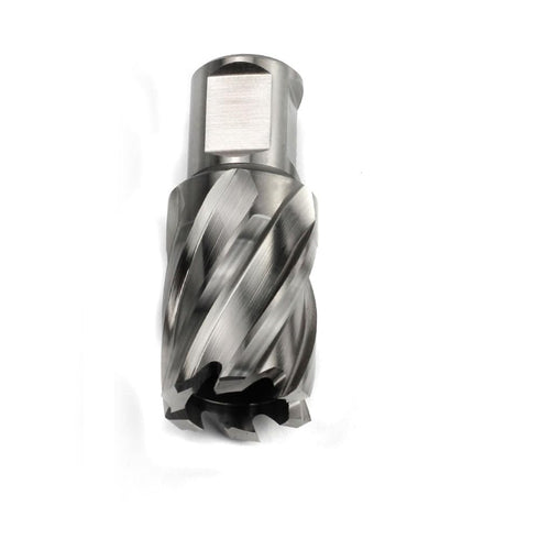 OSCARBIDE 1"x1" Annular Cutter, 3/4 inch Weldon Shank, 1 inch Cutting Diameter, 1 inch Depth of Cut, 2 Flat Mag Drill