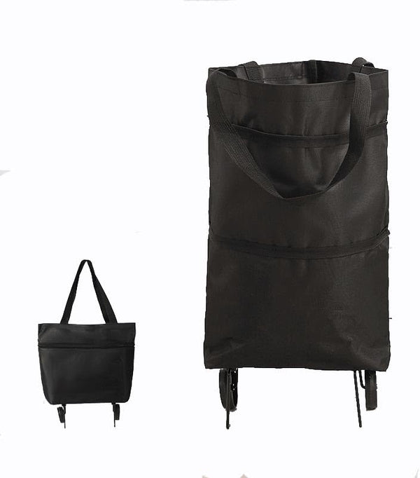 Generic TLMB-020 Shopping Cart Shopping Bag, Foldable, Rolling Wheel, Shopping Cart, Large Capacity,