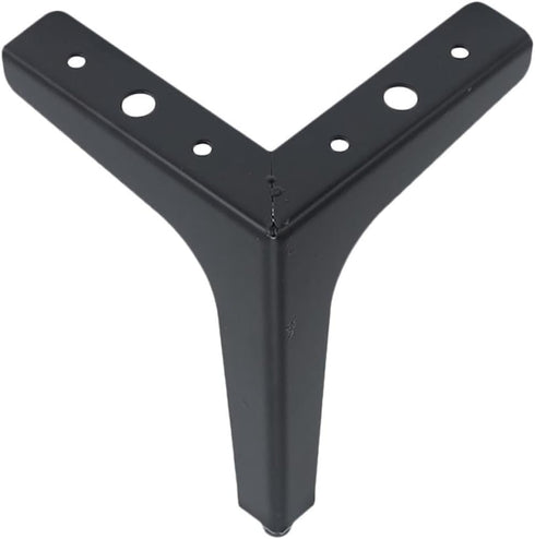 ABOOFAN Metal Furniture Support Legs for Cabinet, Sofa, Bed Matte Black Tripod
