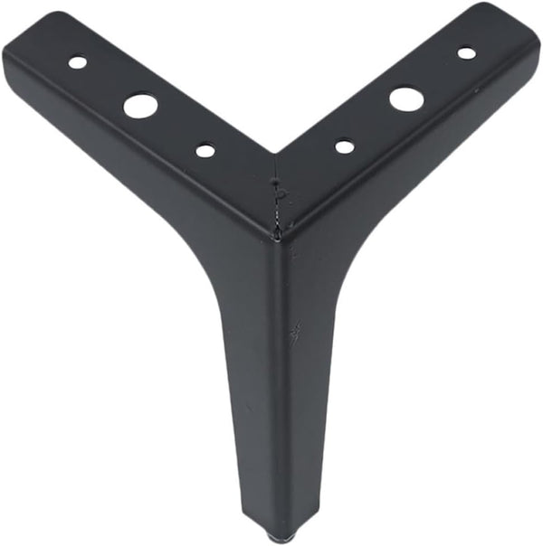 ABOOFAN Metal Furniture Support Legs for Cabinet, Sofa, Bed Matte Black Tripod
