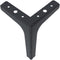 ABOOFAN Metal Furniture Support Legs for Cabinet, Sofa, Bed Matte Black Tripod