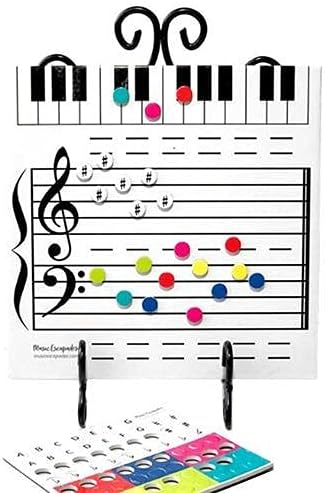 DIAND Magnetic Dry Erase Board, Note Reading Board for Music Lessons, Best Gift for Music Teacher