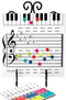 DIAND Magnetic Dry Erase Board, Note Reading Board for Music Lessons, Best Gift for Music Teacher