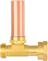 EFIELD C-240 Straight Copper Water Hammer Arrestor, 3/4 Inch Swivel FHT x 3/4 Inch MHT for Washing Machine