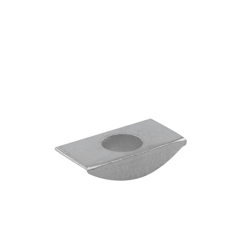 12pcs M8 Solid Half Moon Nuts Washer Spacer Furniture Hardware Accessories for Furniture Connect (Length 27mm x Width