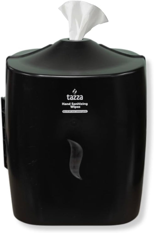 Tazza Gym Equipment Wipe Dispenser, Wall Mounted Wipes Holder for Up to