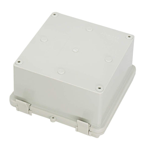 Zulkit Junction Box ABS Plastic Dustproof Waterproof IP65 Electrical Boxes Hinged Shell Outdoor Project Enclosure with
