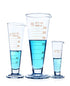 Professional Lab Graduated Measuring Cup, 500ml Wide Mouth Glass Conical Beaker, Heat Resistant Borosilicate