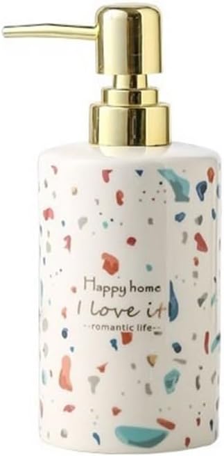 Yinj1835hh Can Fill Liquid 400ml Light Luxury Mouthwash Ceramic Bathroom Products Soap Dispenser