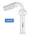 Glass Drying Tube Adapter, 75 Degree Bent Lab Drying Tubes with 24/40 Standard Taper Joint
