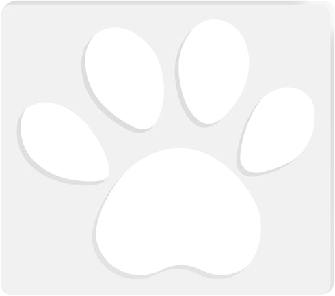 Dog Paw Print Template, Router Templates for Woodworking, 6.69x5.9 Inch Acrylic Router