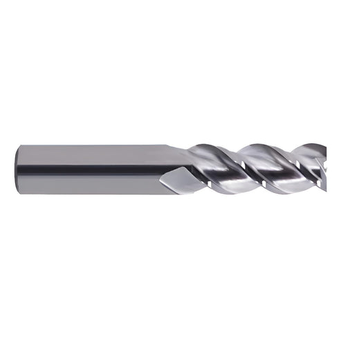 YG-1 28565TC Carbide Alu-Power End Mill, 3 Flute, 45 Degree Helix, 3/16"