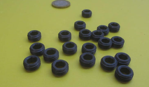 Generic Set 7/16"-20 .219" 10 Black Oxide Alloy Steel Hollow Lock Jam Screws x Length pcs