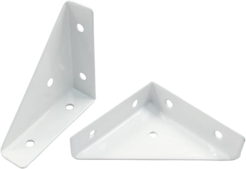 Jiozermi 8Pcs 66mm 66mm x Corner Brace Brackets, Angle Corner Brackets Black Angle Bracket Triangle Shelf Bracket