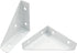 Jiozermi 8Pcs 66mm 66mm x Corner Brace Brackets, Angle Corner Brackets Black Angle Bracket Triangle Shelf Bracket