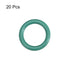uxcell Fluorine Rubber O-Rings - 14mm OD 9.2mm ID 2.4mm Width FKM Seal Gasket for Machinery Plumbing, Pack of 20