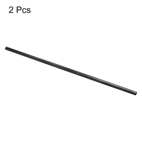 uxcell 2Pcs Carbon Fiber Tube 6 x 8 x 500mm Pultruded Tubing for RC Airplane Kite Quadcopter Arm