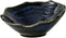 TROSIQUANJIA Japanese-style commercial minimalist kiln blue ceramic salmon sashimi ice tray -7-inch trumpet